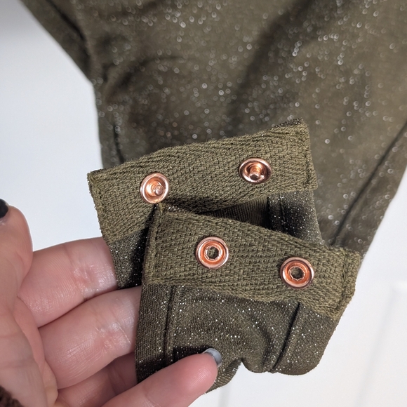 NEW Savage X Fenty Sleep & Shine Strappy Teddy in Olive Dark Green | Size 1X - Picture 4 of 6